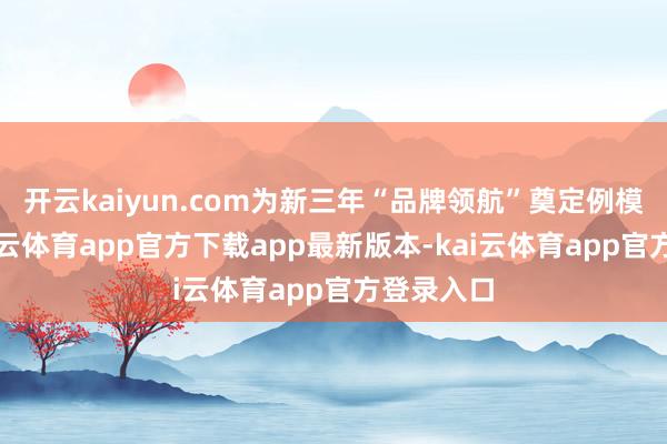 开云kaiyun.com为新三年“品牌领航”奠定例模基础-kai云体育app官方下载app最新版本-kai云体育app官方登录入口